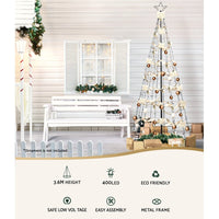 Jingle Jollys Christmas Tree 3.6M 400 LED Christmas Xmas Trees With Lights Kings Warehouse 