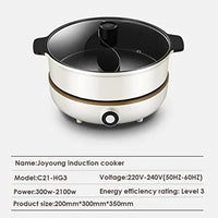 Joyoung IH Induction Cooker with Hot Pot C21-CL01, 300W-2100W Adjustable Power Supply, Separated Pot and Stove Kings Warehouse 