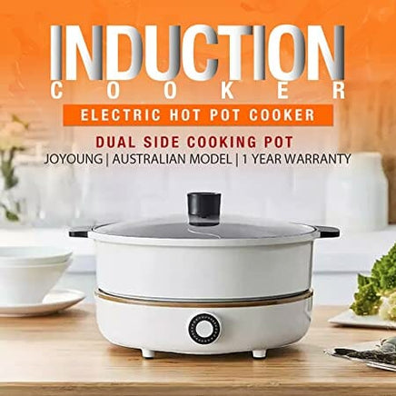 Joyoung IH Induction Cooker with Hot Pot C21-CL01, 300W-2100W Adjustable Power Supply, Separated Pot and Stove Kings Warehouse 