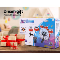 Keezi 11 Piece Kids Drum Set Kings Warehouse 