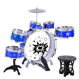 Keezi 11 Piece Kids Drum Set Kings Warehouse 