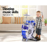 Keezi 11 Piece Kids Drum Set Kings Warehouse 