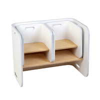 Keezi 3 PC Nordic Kids Table Chair Set White Desk Activity Compact Children Kids Supplies Kings Warehouse 