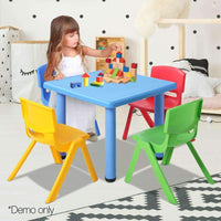 Keezi 5 Piece Kids Table and Chair Set - Blue Kings Warehouse 