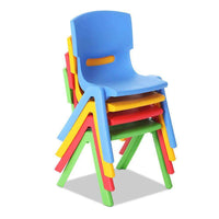 Keezi 5 Piece Kids Table and Chair Set - Blue Kings Warehouse 
