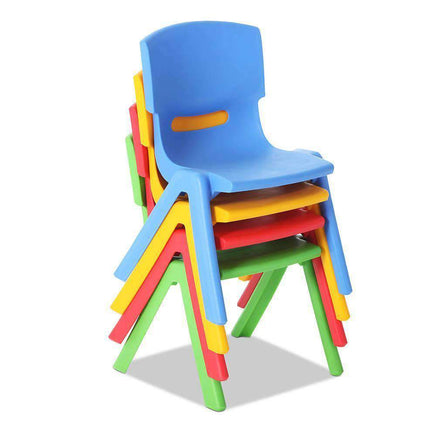 Keezi 5 Piece Kids Table and Chair Set - Blue Kings Warehouse 
