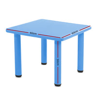 Keezi 60X60CM Kids Children Painting Activity Study Dining Playing Desk Table Kids Furniture Kings Warehouse 