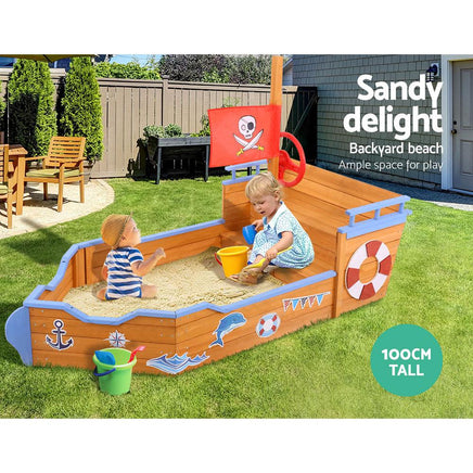 Keezi Boat Sand Pit Kings Warehouse 