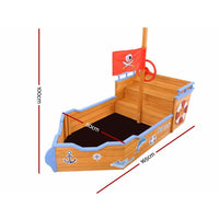 Keezi Boat Sand Pit Kings Warehouse 