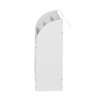 Keezi Kids Bookshelf Children Toy Storage Magazine Rack Organiser Bookcase White Kings Warehouse 