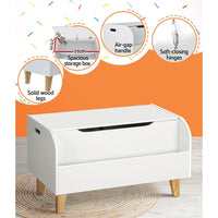 Keezi Kids Toy Box Bookshelf Storage Children Room Bookcase Organiser Display Kings Warehouse 