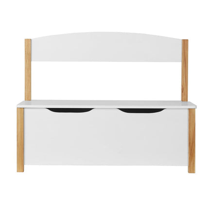 Keezi Kids Toy Box Chest Storage Blanket Children Room Organiser Seating Bench Kings Warehouse 