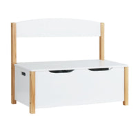 Keezi Kids Toy Box Chest Storage Blanket Children Room Organiser Seating Bench Kings Warehouse 