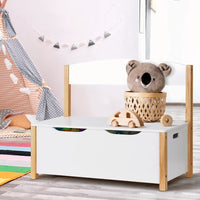 Keezi Kids Toy Box Chest Storage Blanket Children Room Organiser Seating Bench Kings Warehouse 