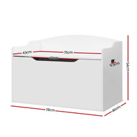 Keezi Kids Toy Chest Storage Bench Cabinet Organiser Blanket Children Clothes Baby & Kids > Kid's Furniture Kings Warehouse 