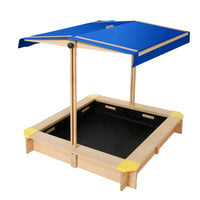 Keezi Wooden Outdoor Sand Box Set Sand Pit- Natural Wood Baby & Kids Kings Warehouse 