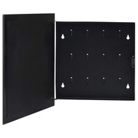 Key Box with Magnetic Board Black 35x35x5.5 cm Kings Warehouse 