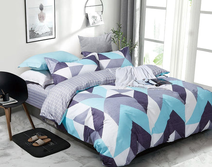 Kian Super King Size Duvet Doona Quilt Cover Set Kings Warehouse 