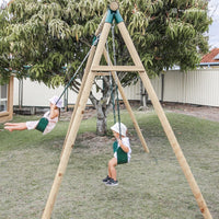 Kids Amber 3 Double Belt Swing Set Kings Warehouse 