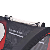 Kids' Bicycle Trailer Red and Black 30 kg Kings Warehouse 