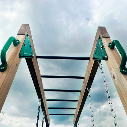Kids Daintree 2-in-1 Monkey Bars & Swing Set Kings Warehouse 
