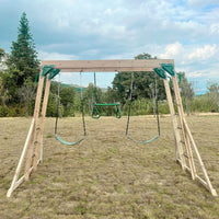 Kids Daintree 2-in-1 Monkey Bars & Swing Set Kings Warehouse 