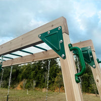 Kids Daintree 2-in-1 Monkey Bars & Swing Set Kings Warehouse 