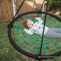 Kids Oakley Swing Set with 1.2m Spidey Web Swing Kings Warehouse 