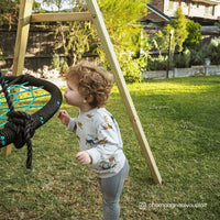 Kids Oakley Swing Set with 1.2m Spidey Web Swing Kings Warehouse 