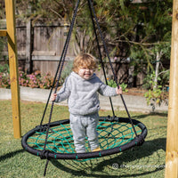 Kids Oakley Swing Set with 1.2m Spidey Web Swing Kings Warehouse 