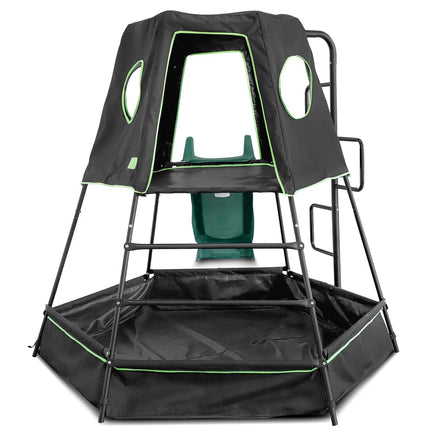 Kids Pallas Play Tower (Green Slide) Kings Warehouse 