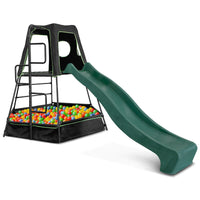 Kids Pallas Play Tower (Green Slide) Kings Warehouse 