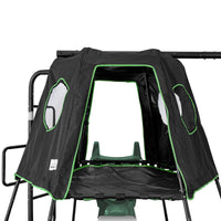 Kids Pallas Play Tower with Metal Swing Set in Green Slide Kings Warehouse 