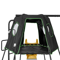 Kids Pallas Play Tower with Metal Swing Set in Yellow Slide Kings Warehouse 