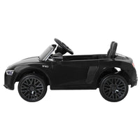 Kids Ride On Car Audi R8 Licensed Sports Electric Toy Cars Black Kings Warehouse 