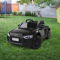 Kids Ride On Car Audi R8 Licensed Sports Electric Toy Cars Black Kings Warehouse 