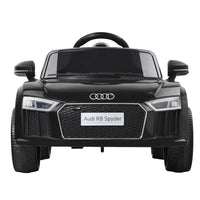 Kids Ride On Car Audi R8 Licensed Sports Electric Toy Cars Black Kings Warehouse 