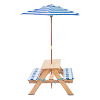 Kids Sunset Picnic Table with Umbrella Kings Warehouse 