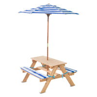 Kids Sunset Picnic Table with Umbrella Kings Warehouse 