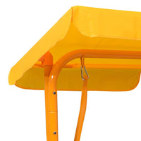 Kids Swing Bench Yellow 115x75x110 cm Fabric Kids Kings Warehouse 
