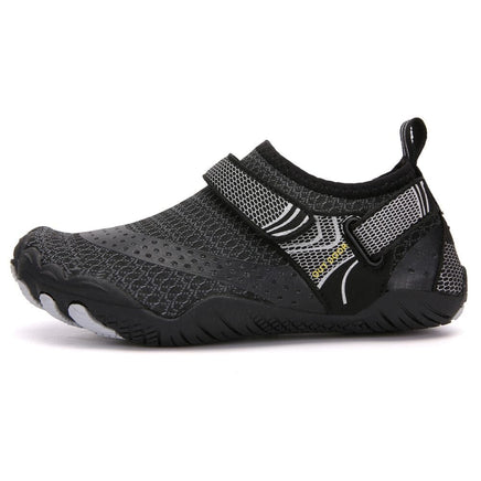Kids Water Shoes Barefoot Quick Dry Aqua Sports Shoes Boys Girls - Black Size Bigkid US2=EU32 Kings Warehouse 