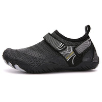 Kids Water Shoes Barefoot Quick Dry Aqua Sports Shoes Boys Girls - Black Size Bigkid US3 = EU34 Kings Warehouse 