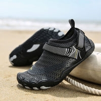 Kids Water Shoes Barefoot Quick Dry Aqua Sports Shoes Boys Girls - Black Size Bigkid US4 = EU36 Kings Warehouse 