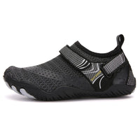 Kids Water Shoes Barefoot Quick Dry Aqua Sports Shoes Boys Girls - Black Size Bigkid US4 = EU36 Kings Warehouse 