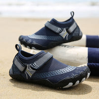 Kids Water Shoes Barefoot Quick Dry Aqua Sports Shoes Boys Girls - Blue Size Bigkid US2=EU32 Kings Warehouse 