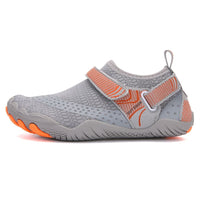 Kids Water Shoes Barefoot Quick Dry Aqua Sports Shoes Boys Girls - Grey Size Bigkid US2=EU32 Kings Warehouse 