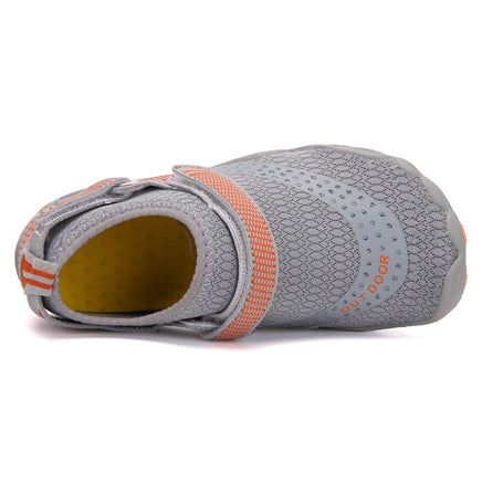 Kids Water Shoes Barefoot Quick Dry Aqua Sports Shoes Boys Girls - Grey Size Bigkid US4 = EU36 Kings Warehouse 