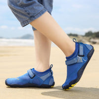 Kids Water Shoes Barefoot Quick Dry Aqua Sports Shoes Boys Girls - Klein Blue Size Bigkid US3 = EU34 Kings Warehouse 