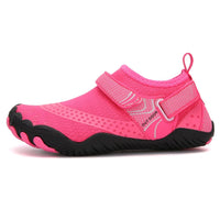 Kids Water Shoes Barefoot Quick Dry Aqua Sports Shoes Boys Girls - Pink Size Bigkid US3 = EU34 Kings Warehouse 