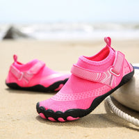 Kids Water Shoes Barefoot Quick Dry Aqua Sports Shoes Boys Girls - Pink Size Bigkid US4 = EU36 Kings Warehouse 